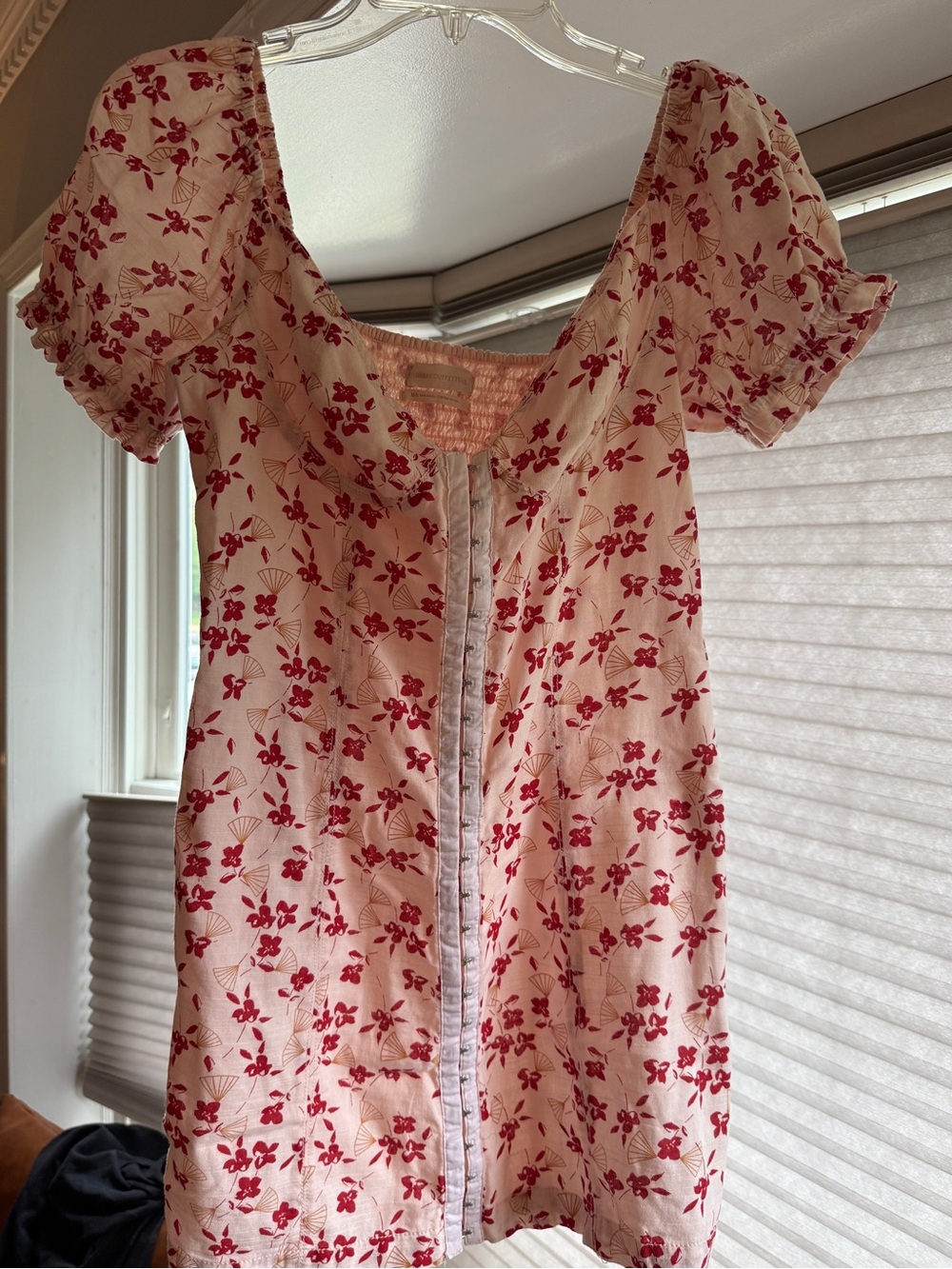 Urban Outfitters Floral Britney Mini Dress sz M Feminine Romantic Coquette